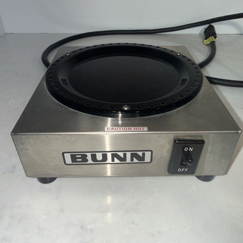 Bunn WX1 Single Burner Coffee Warmer Stainless Steel Commercial Tested Fast Ship